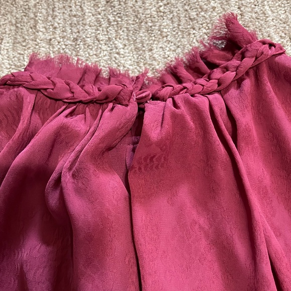 Greylin Mock Turlte neck blouse - Picture 4 of 7